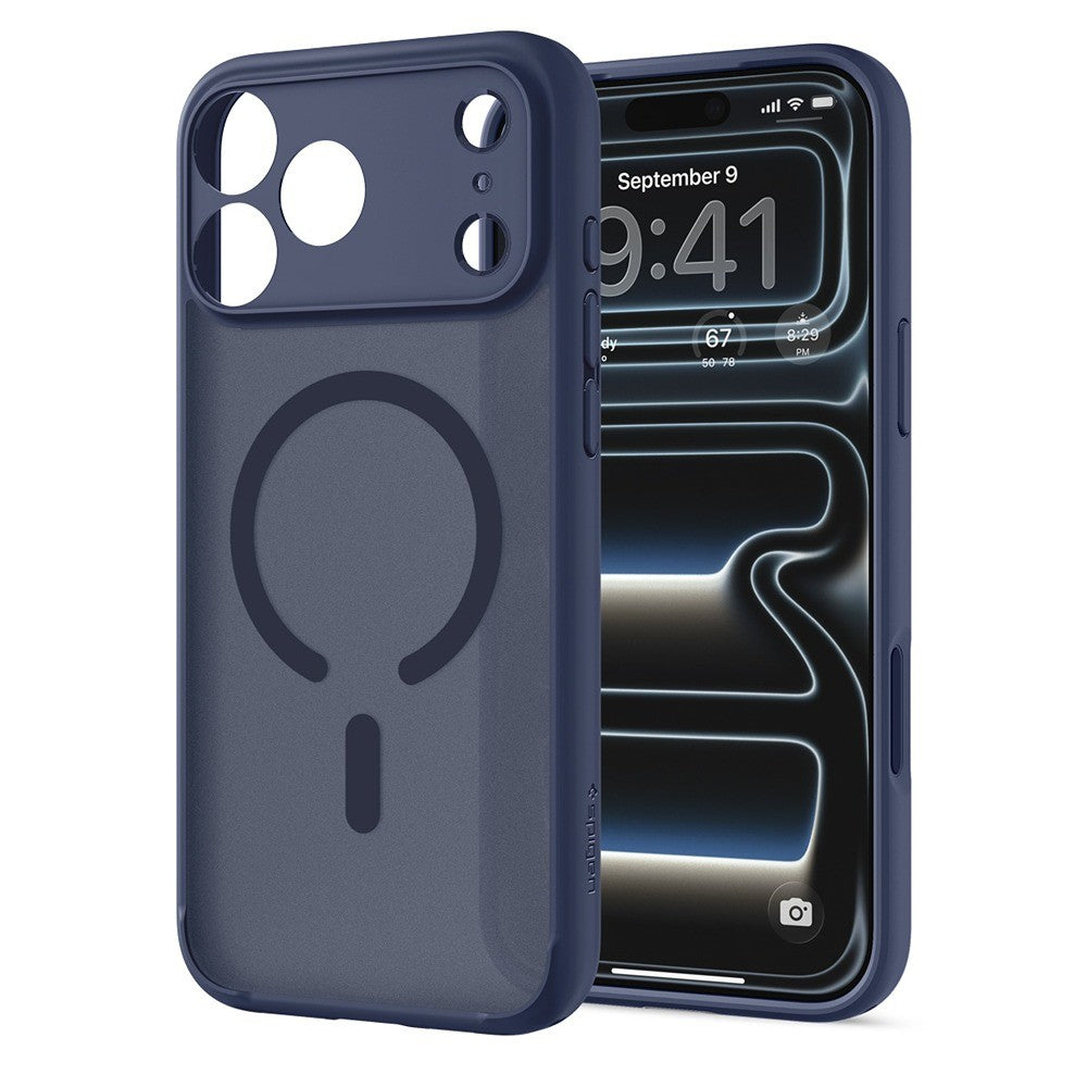 Spigen iPhone 17 Pro/iPhone 18 Pro Kuori Ultra Hybrid MagFit Frost Deep Blue