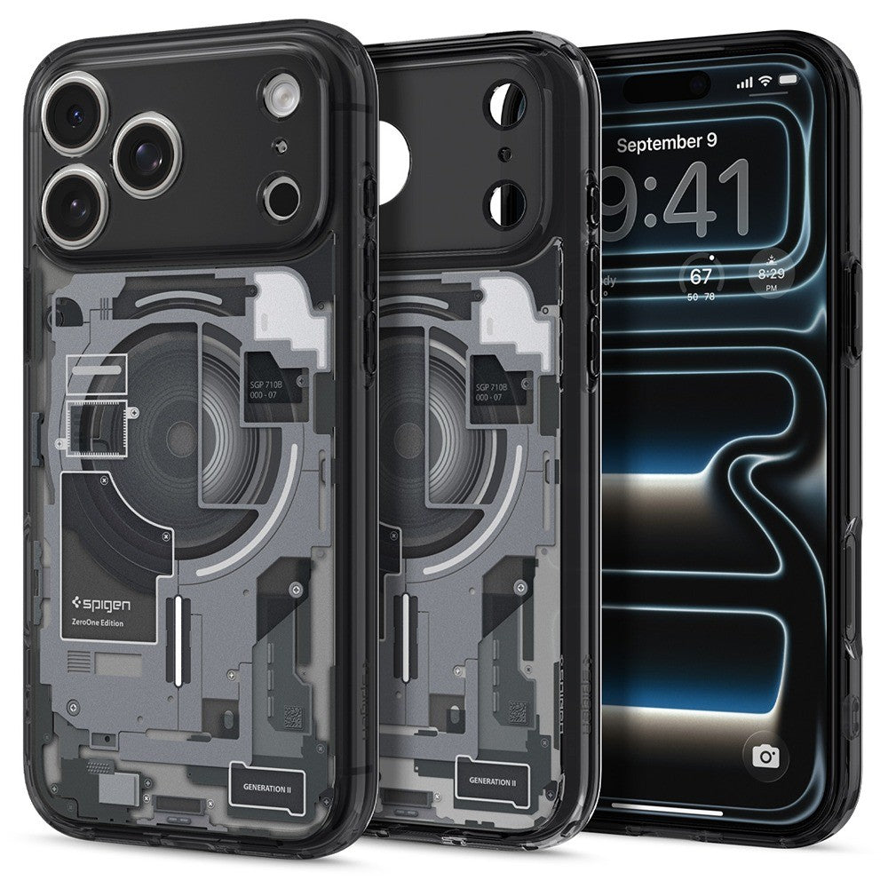Spigen iPhone 17 Pro/iPhone 18 Pro Kuori Ultra Hybrid Zero One MagFit Musta