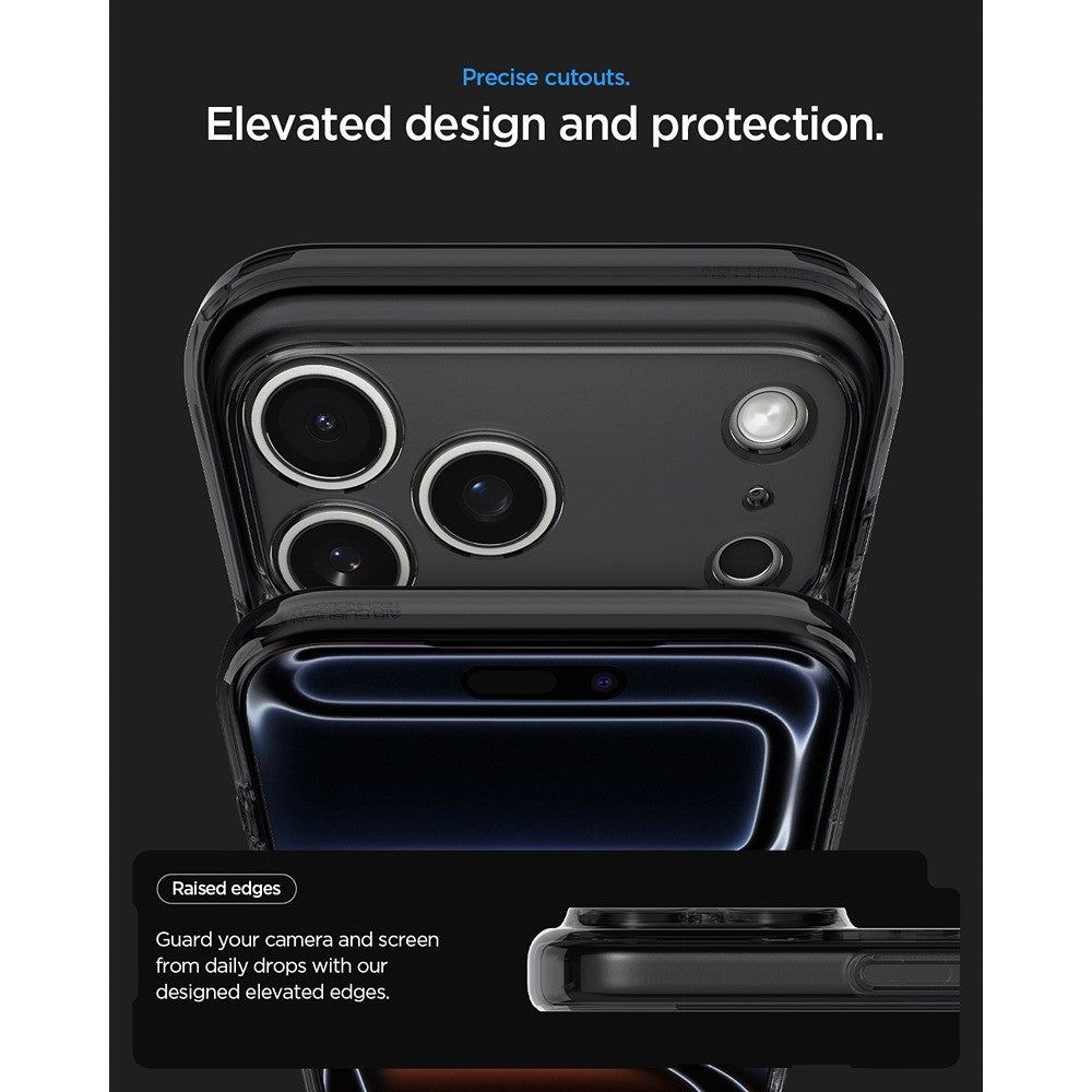 Spigen iPhone 17 Pro/iPhone 18 Pro Kuori Ultra Hybrid Zero One MagFit Musta