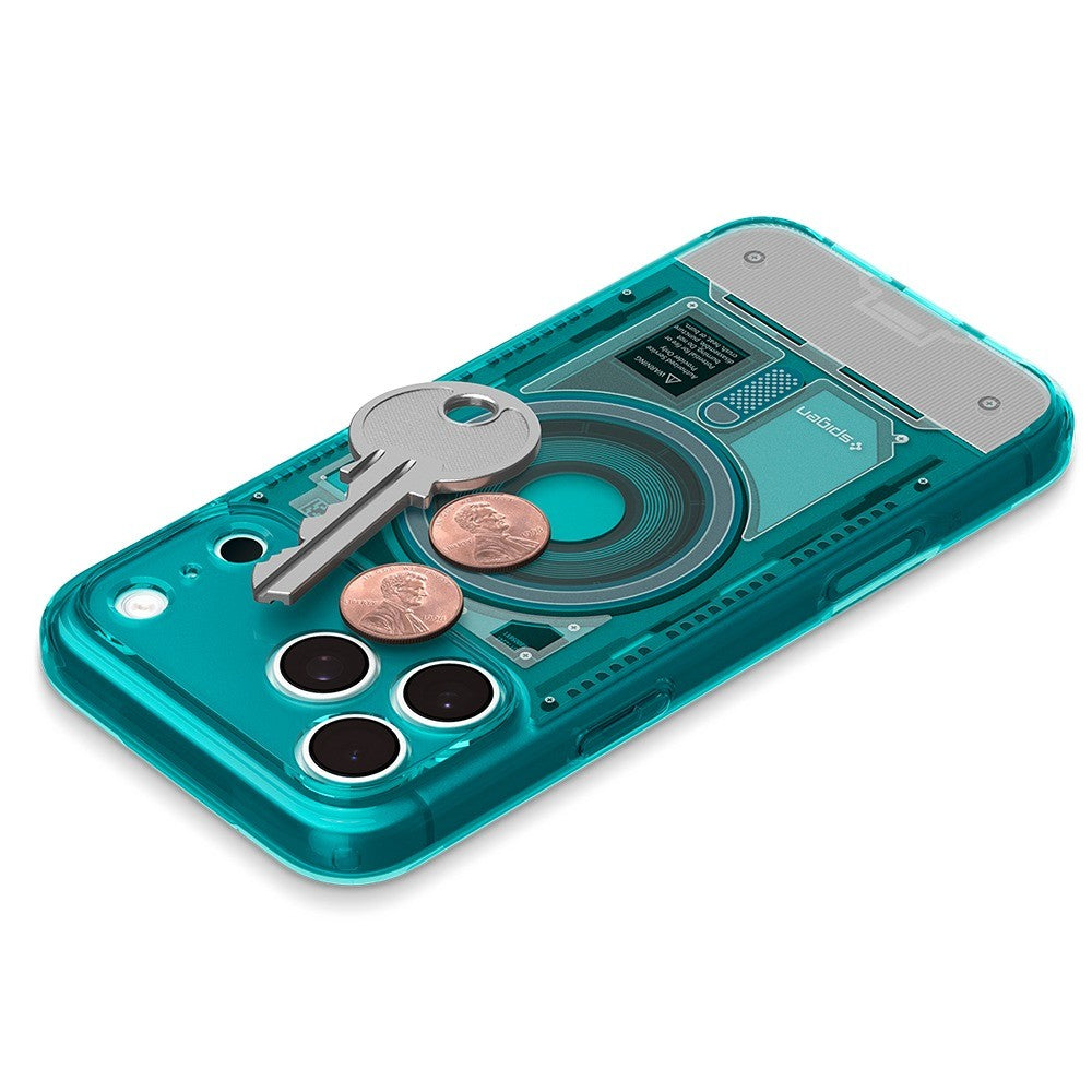 Spigen iPhone 17 Pro Max/iPhone 18 Pro Max Kuori Classic C1 MagFit Bondi Blue