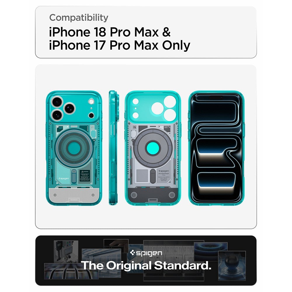 Spigen iPhone 17 Pro Max/iPhone 18 Pro Max Kuori Classic C1 MagFit Bondi Blue