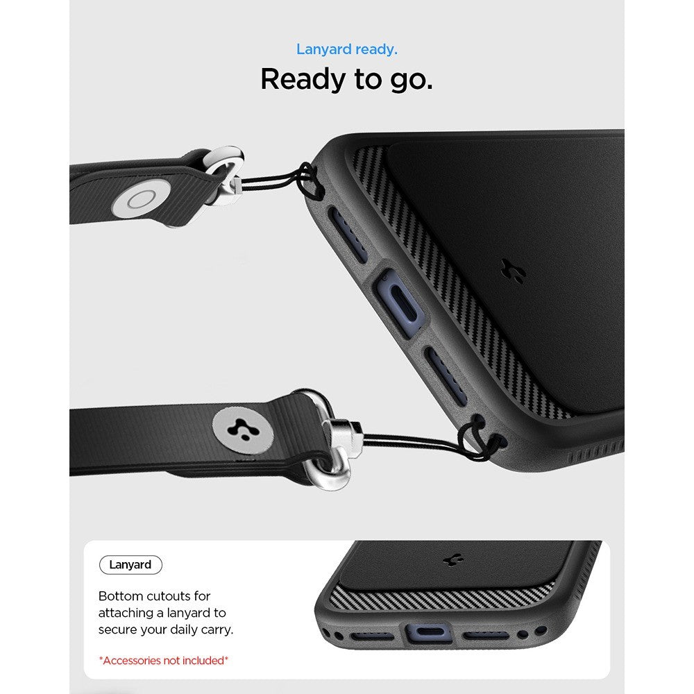 Spigen iPhone 17 Pro Max/iPhone 18 Pro Max Kuori Rugged Armor MagFit Matte Black