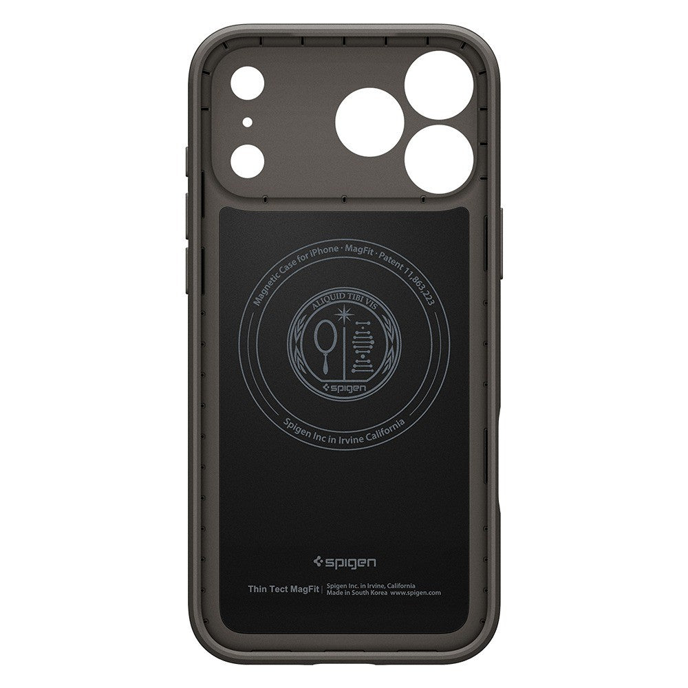 Spigen iPhone 17 Pro Max/iPhone 18 Pro Max Kuori Thin Fit MagFit Gunmetal