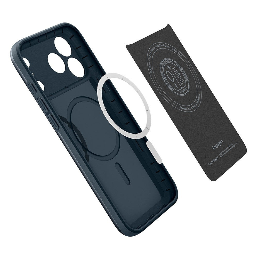 Spigen iPhone 17 Pro Max/iPhone 18 Pro Max Kuori Thin Fit MagFit Metal Slate