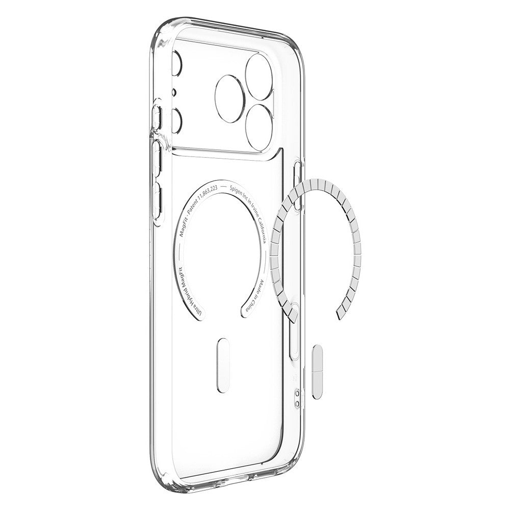 Spigen iPhone 17 Pro Max/iPhone 18 Pro Max Kuori Ultra Hybrid MagFit Clear Deep Blue