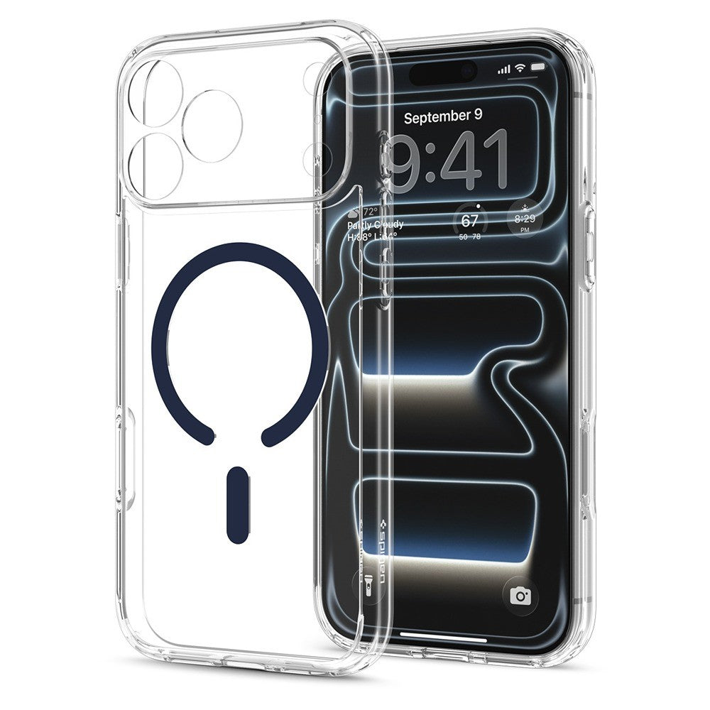 Spigen iPhone 17 Pro Max/iPhone 18 Pro Max Kuori Ultra Hybrid MagFit Clear Deep Blue
