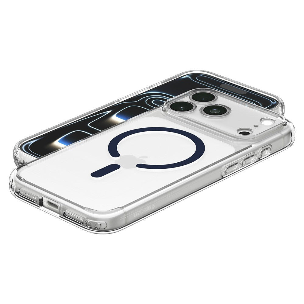 Spigen iPhone 17 Pro Max/iPhone 18 Pro Max Kuori Ultra Hybrid MagFit Clear Deep Blue
