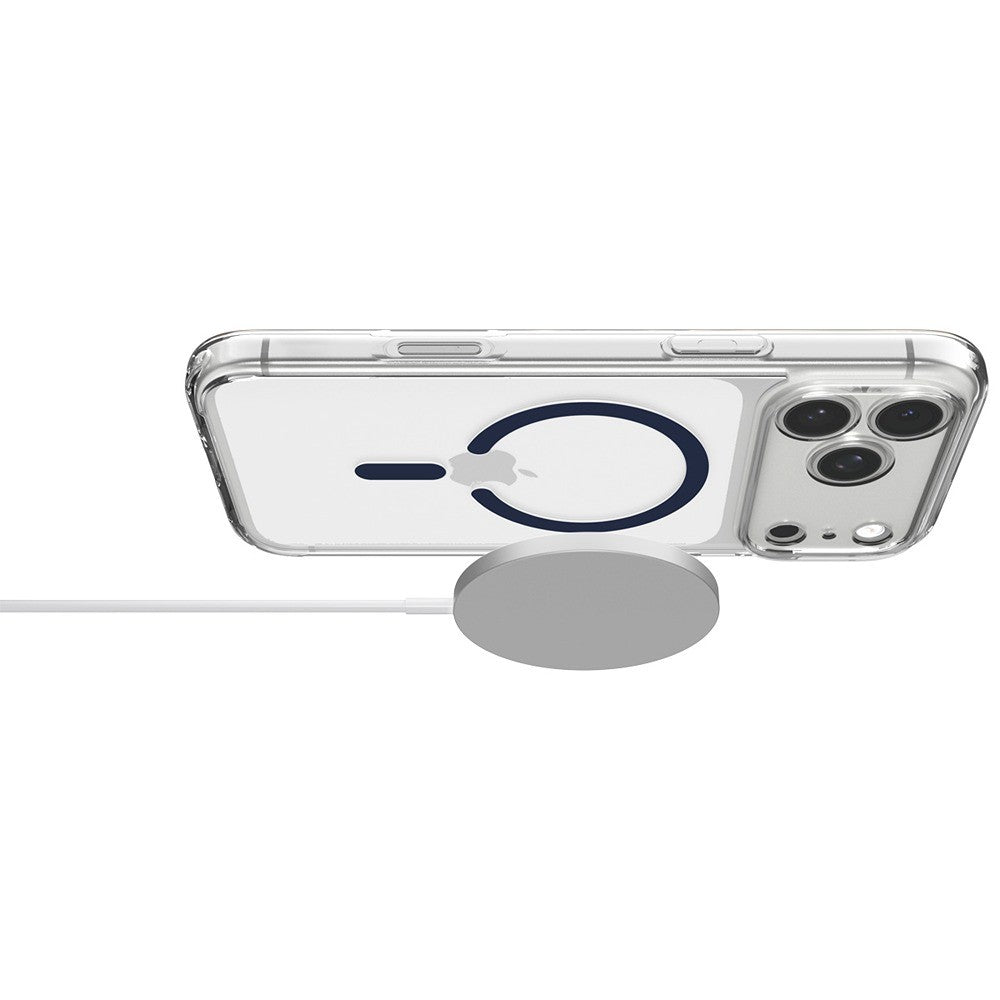 Spigen iPhone 17 Pro Max/iPhone 18 Pro Max Kuori Ultra Hybrid MagFit Clear Deep Blue