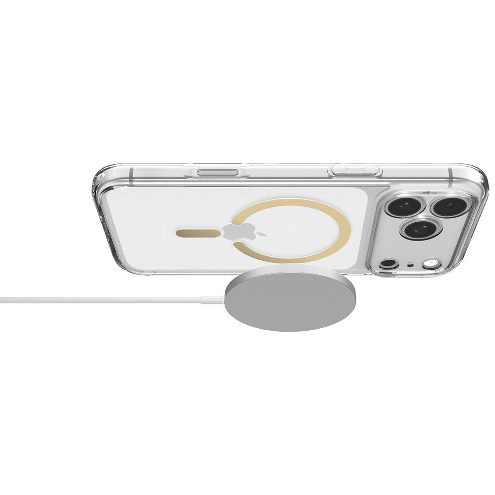 Spigen iPhone 17 Pro Max/iPhone 18 Pro Max Kuori Ultra Hybrid MagFit Clear Gold