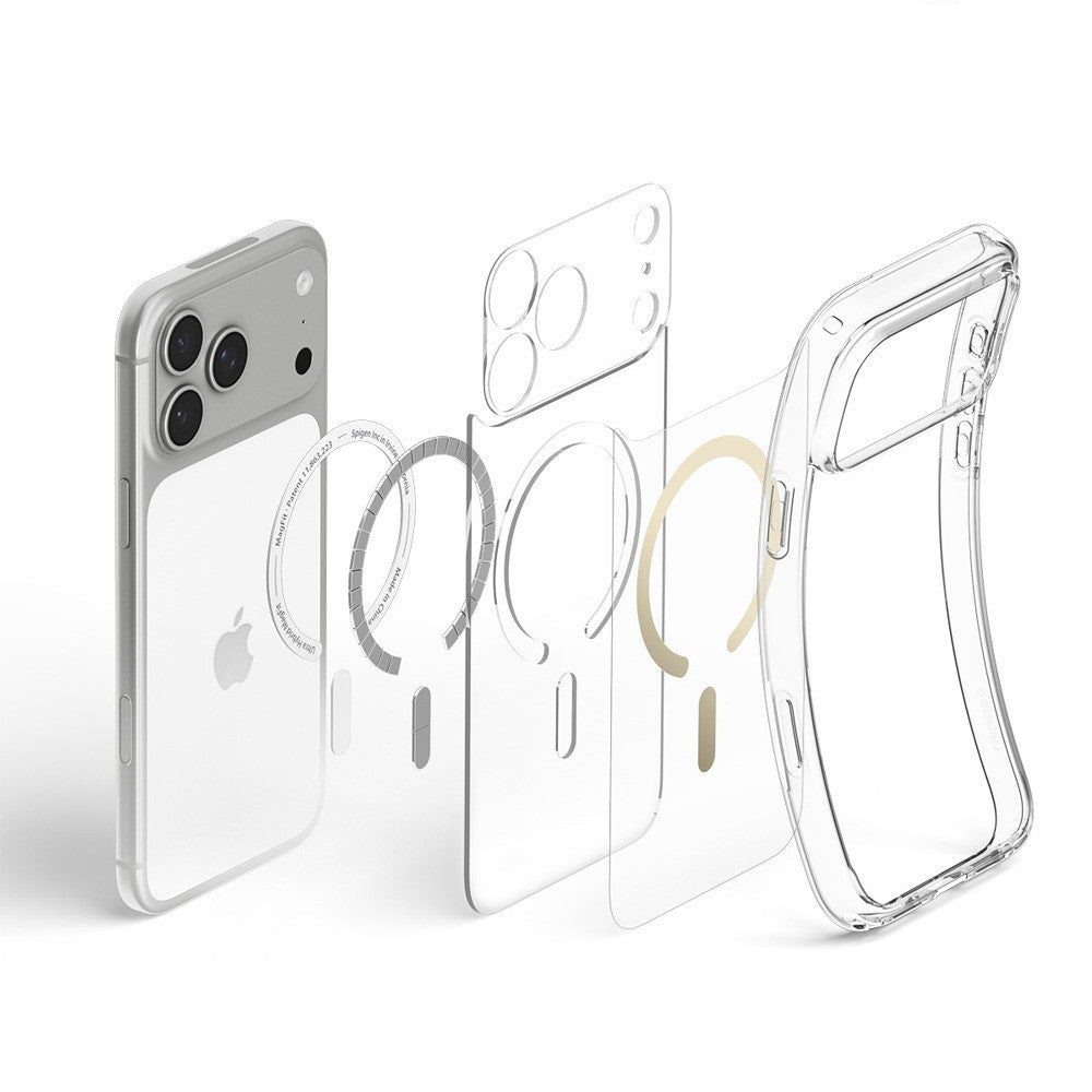 Spigen iPhone 17 Pro Max/iPhone 18 Pro Max Kuori Ultra Hybrid MagFit Clear Gold