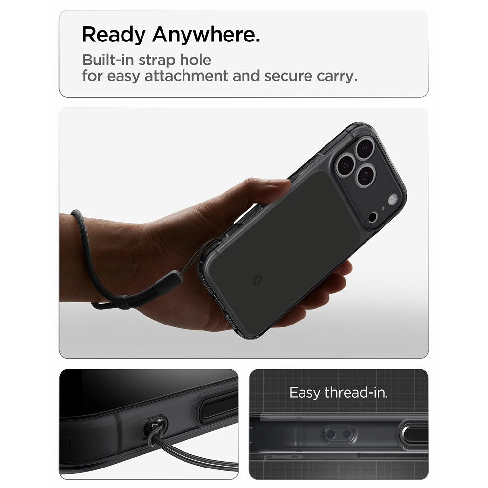 Spigen iPhone 17 Pro Max/iPhone 18 Pro Max Kuori Ultra Hybrid T MagFit Matte Black