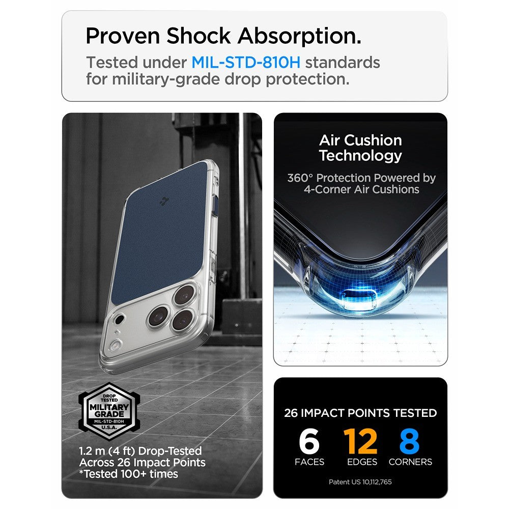 Spigen iPhone 17 Pro Max/iPhone 18 Pro Max Kuori Ultra Hybrid T MagFit Matte Blue