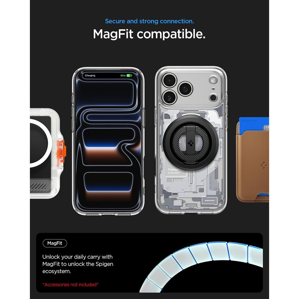 Spigen iPhone 17 Pro Max/iPhone 18 Pro Max Kuori Ultra Hybrid Zero One MagFit Valkoinen