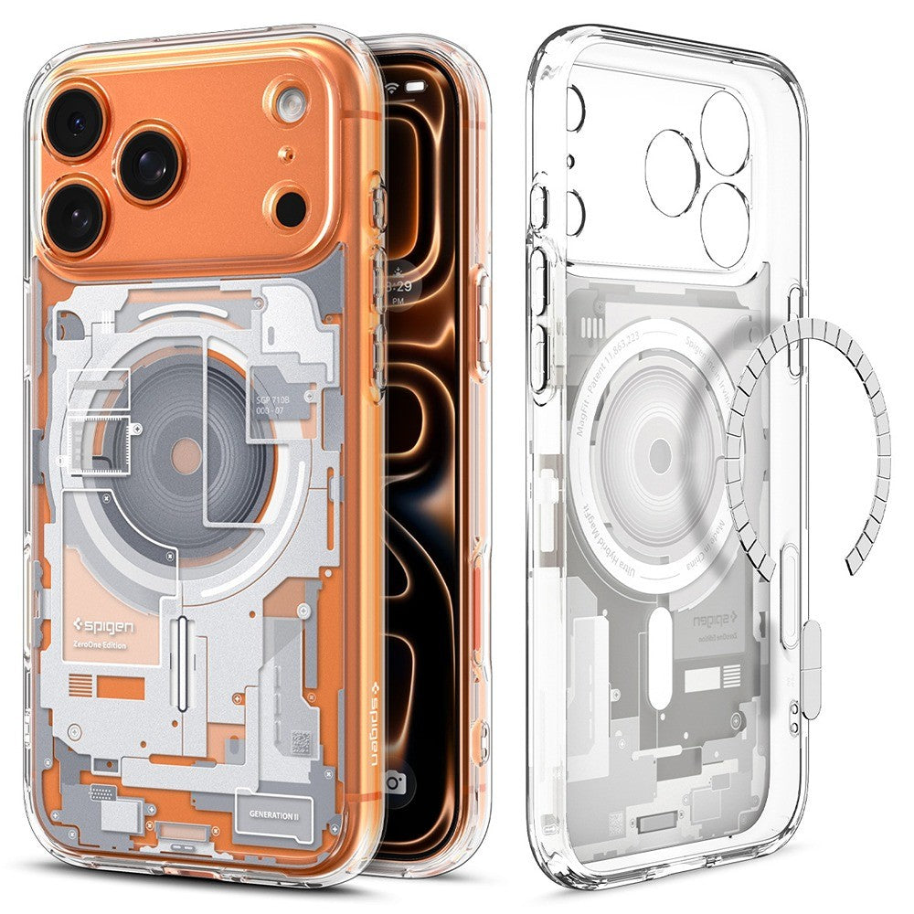Spigen iPhone 17 Pro Max/iPhone 18 Pro Max Kuori Ultra Hybrid Zero One MagFit Valkoinen