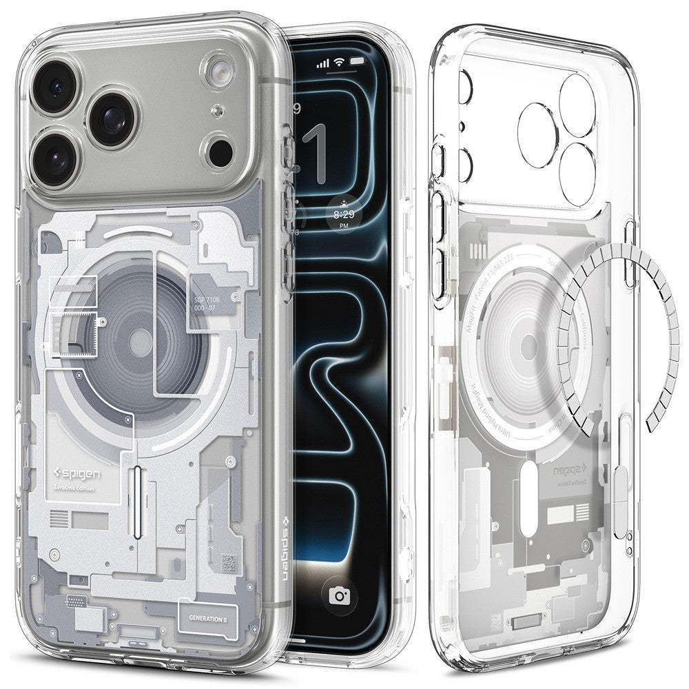 Spigen iPhone 17 Pro Max/iPhone 18 Pro Max Kuori Ultra Hybrid Zero One MagFit Valkoinen