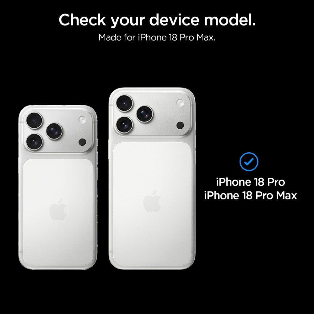 Spigen iPhone 18 Pro/18 Pro Max Kameran linssinsuojus Glas.tR EZ Fit Optik Pro 2-pack Tumma kirsikka