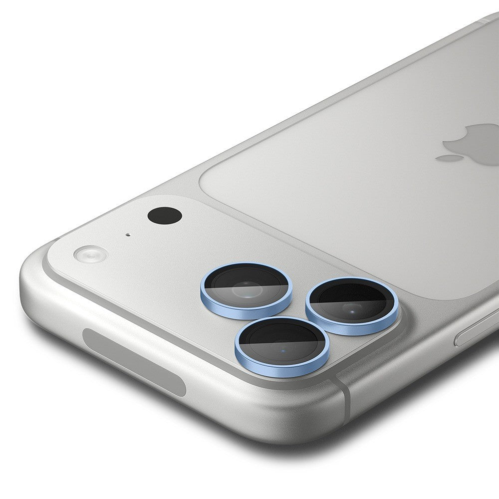 Spigen iPhone 18 Pro/18 Pro Max Kameran linssinsuojus Glas.tR EZ Fit Optik Pro 2-pack Vaaleansininen