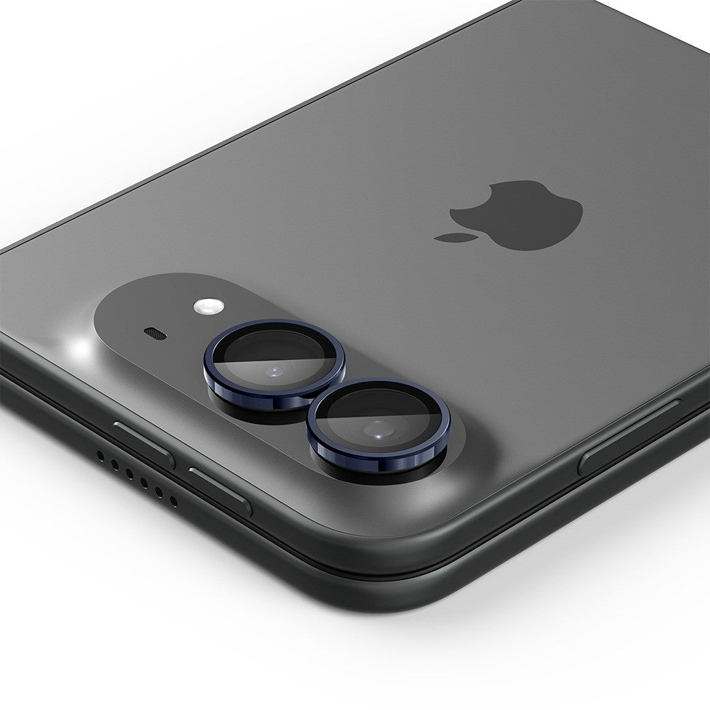 Spigen iPhone Duo Kameran linssinsuojus Glas.tR EZ Fit Optik Pro 2-pack Musta