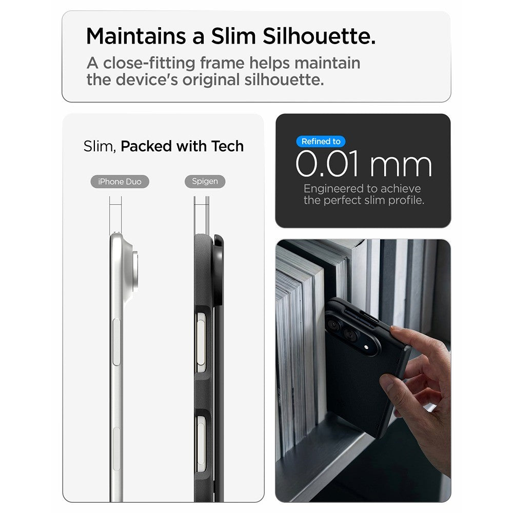 Spigen iPhone Duo Kuori Air Fit Pro MagFit Musta
