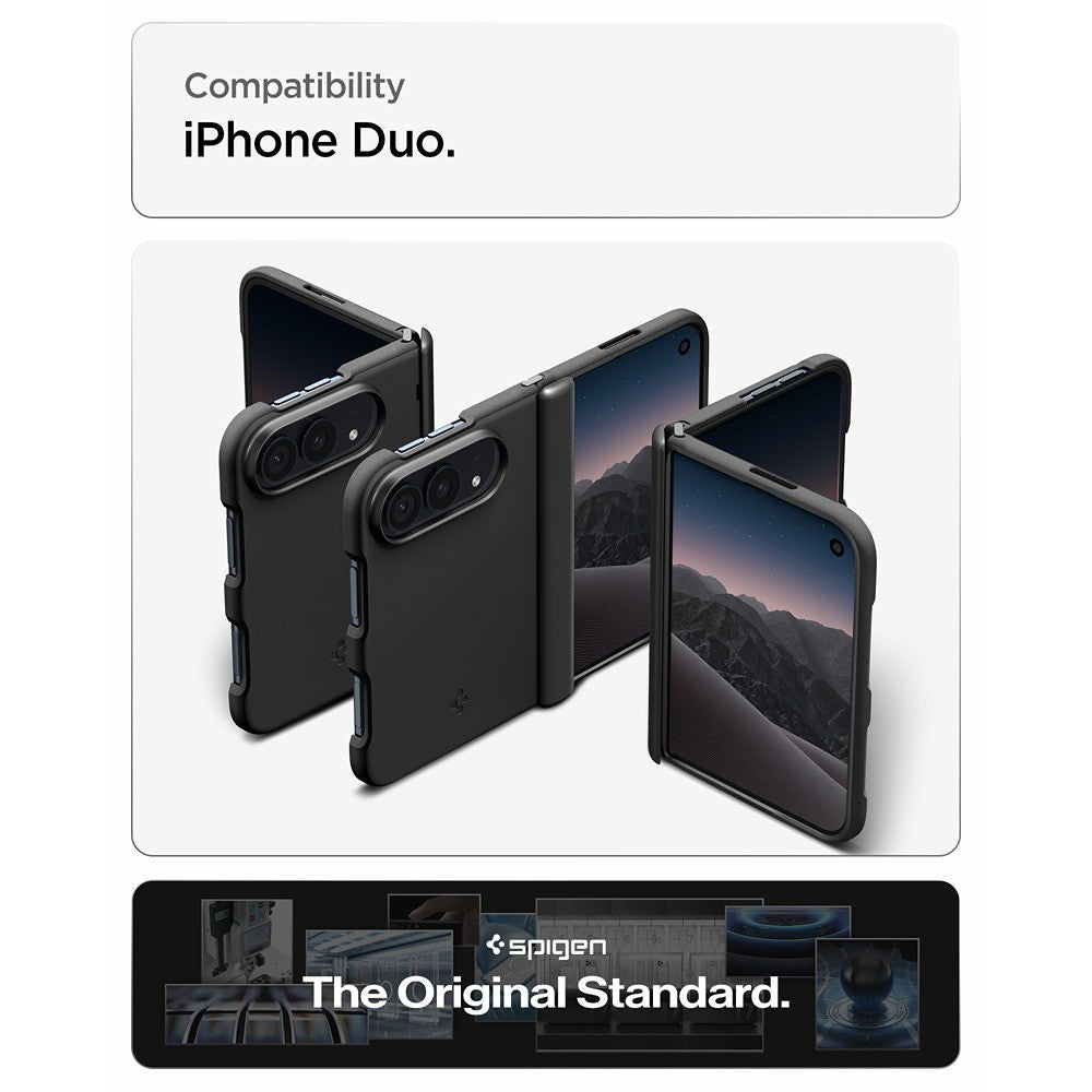 Spigen iPhone Duo Kuori Air Fit Pro MagFit Musta