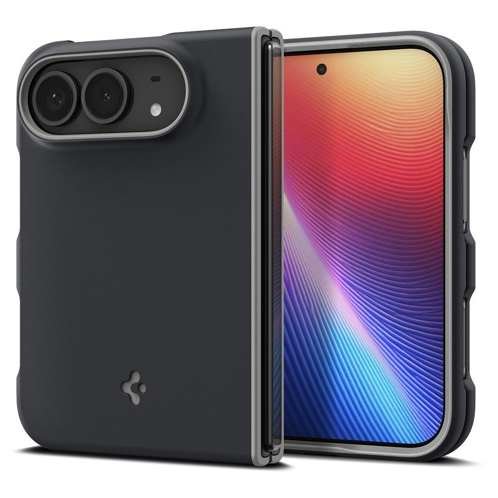 Spigen iPhone Duo Kuori Nano Pop MagFit Musta seesami