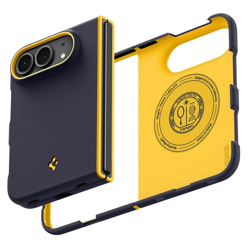 Spigen iPhone Duo Kuori Nano Pop MagFit Mustikkansininen laivastonsininen