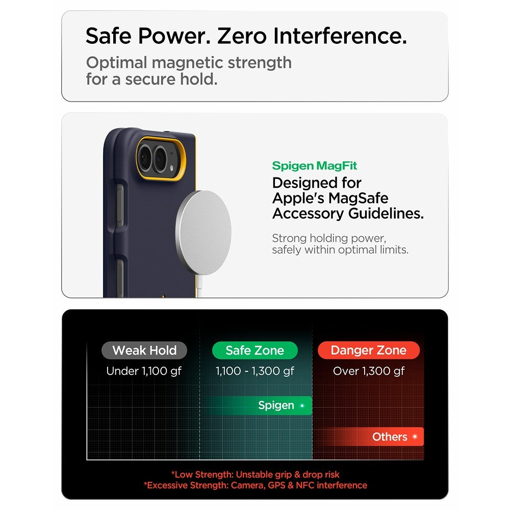 Spigen iPhone Duo Kuori Nano Pop MagFit Mustikkansininen laivastonsininen