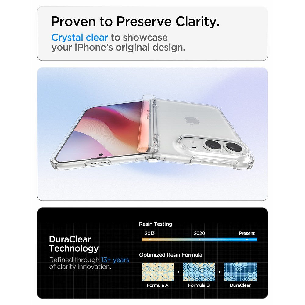 Spigen iPhone Duo Kuori Ultra Hybrid Pro Crystal Clear