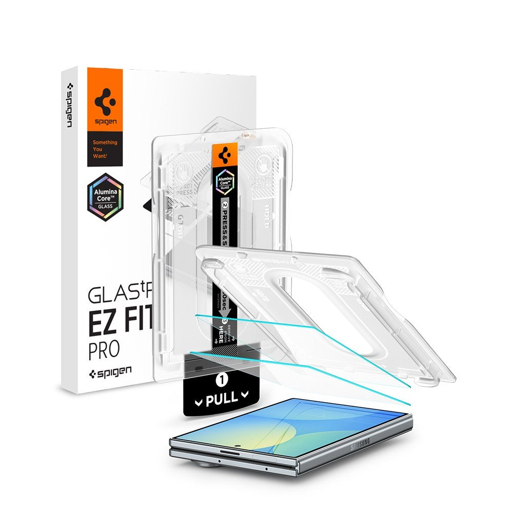Spigen Samsung Galaxy Z Fold 8 Skärmskydd GLAS.tR EZ Fit Pro 2-pack