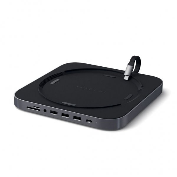 Satechi Type-C Aluminum Stand & Hub Mac Minille, avaruusharmaa