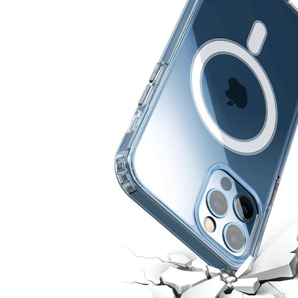 iPhone 11 Suojakuori TPU MagSafe Läpinäkyvä