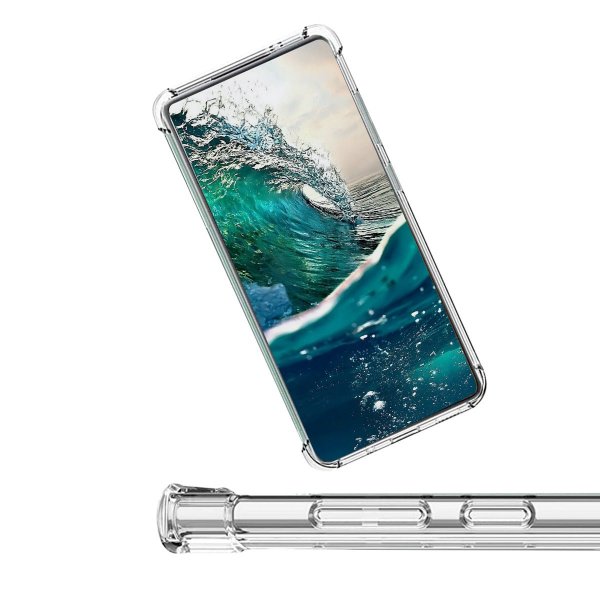 Samsung Galaxy S23 Ultra Iskunkestävä Läpinäkyvä Suojakuori