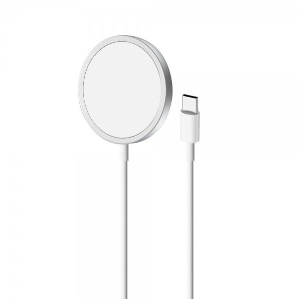 Puro Langaton Laturi Magneettinen USB-C Latauskaapeli MagSafe Valkoinen