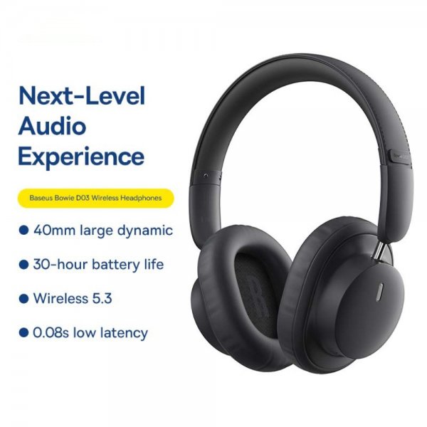Baseus Langattomat On-Ear Kuulokkeet Bowie D03