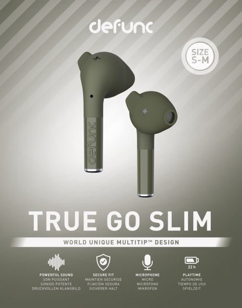 Defunc True Go Slim Langattomat Kuulokkeet Vihreä