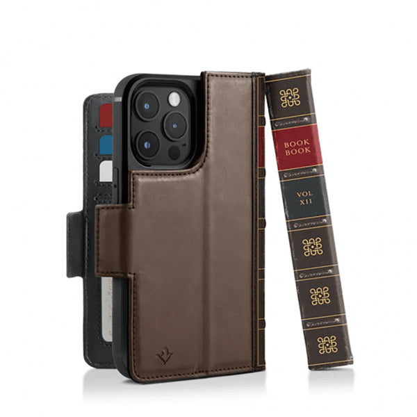 Twelve South iPhone 14 Pro Fodral BookBook MagSafe Ruskea