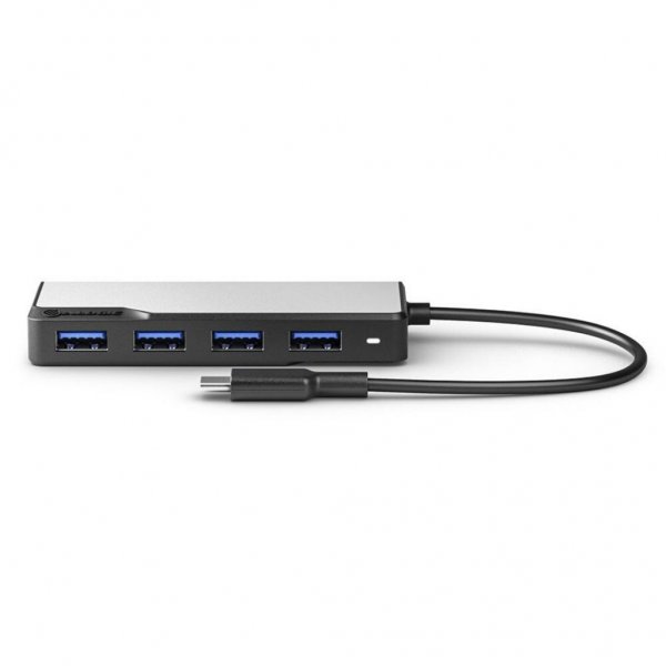 ALOGIC USB-C Fusion SWIFT 4-in-1-keskitin Space Gray