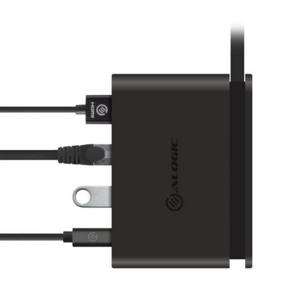ALOGIC USB-C Travel Dock Essential 4 porttia 100W PD:llä