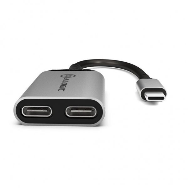 ALOGIC Ultra USB-C/USB-C-urosliitin ja äänilähtö 10 cm
