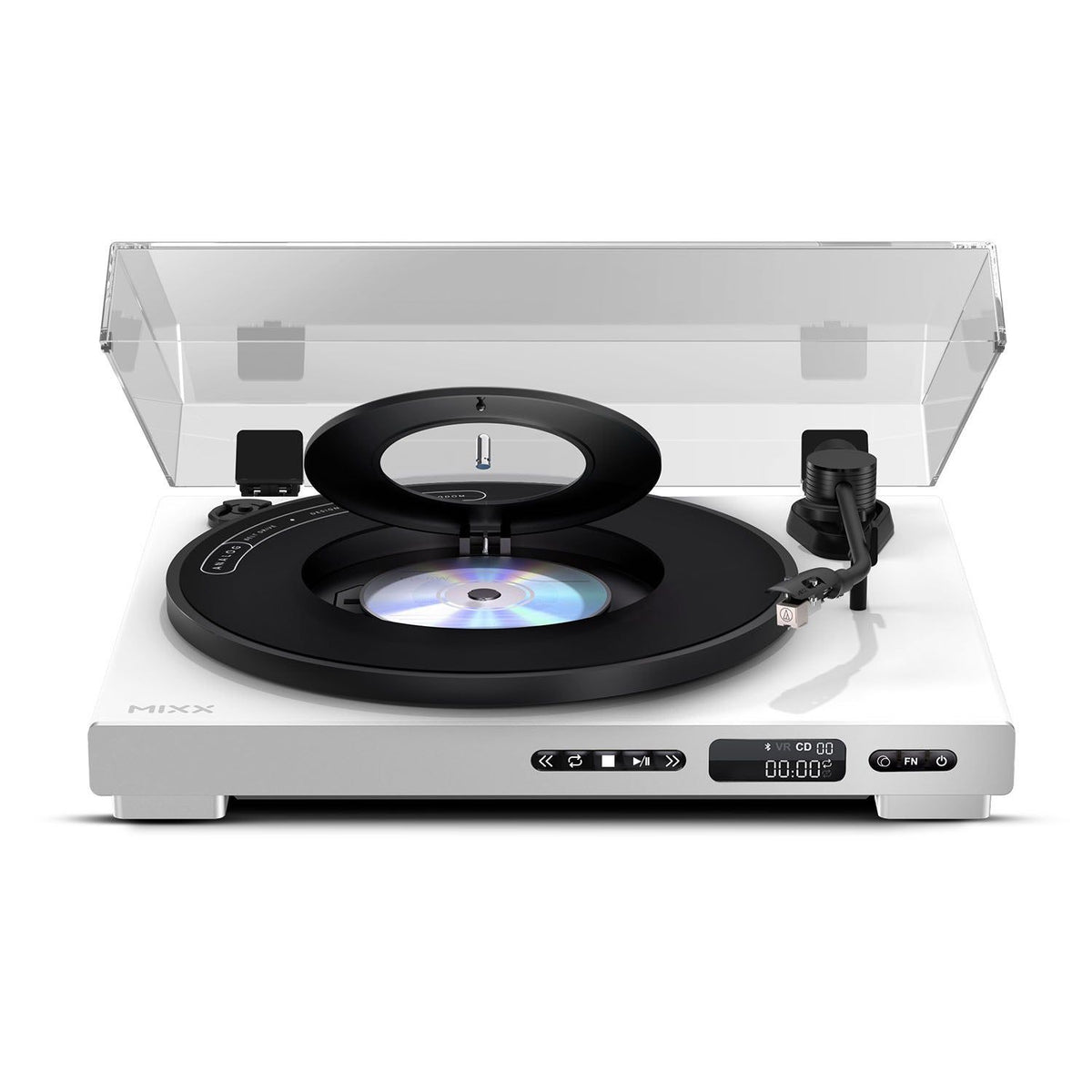 Mixx Analog Plus 2-in-1 Vinyyli- ja CD-Soitin Valkoinen