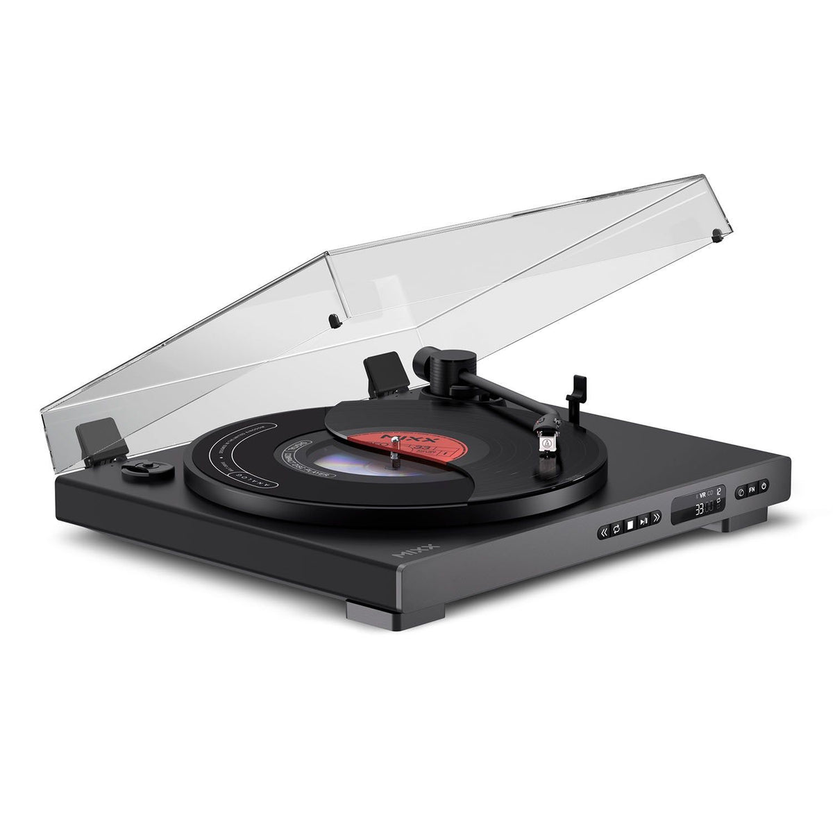Mixx Analog Plus 2-in-1 Vinyyli- ja CD-Soitin Musta
