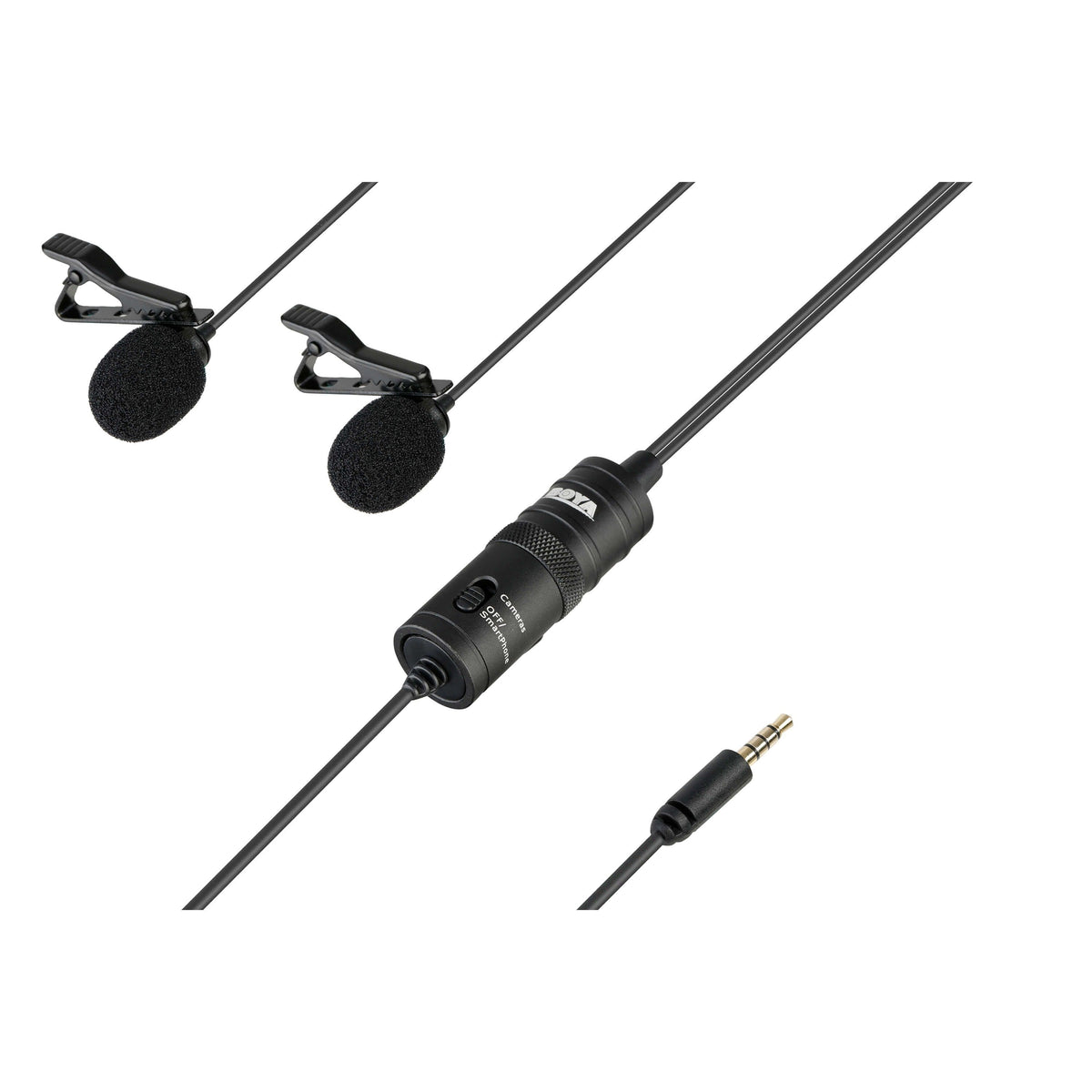 Boya Mikrofoni Lavalier 2x BY-M1DM 3.5mm 4m