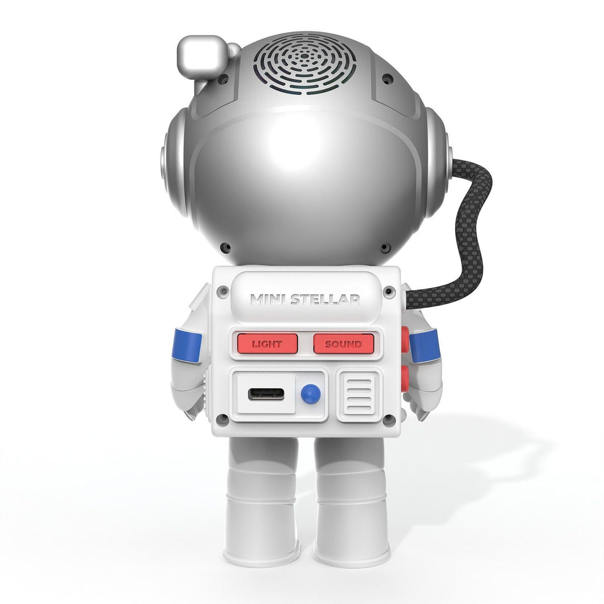 Mobility on Board Projektori Mini Stellar Light Space Valkoinen Astronaut