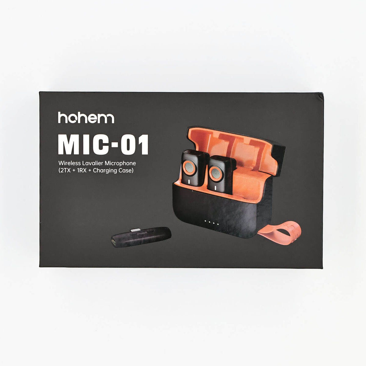 Hohem Mikrofoni MIC-01 2TX 1RX lataustapauksella Lightning