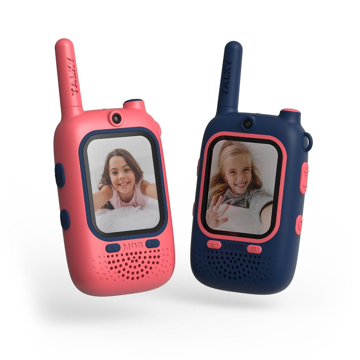 Mobility on Board Walkie Talkie Video Talky Cutie Sininen ja Vaaleanpunainen