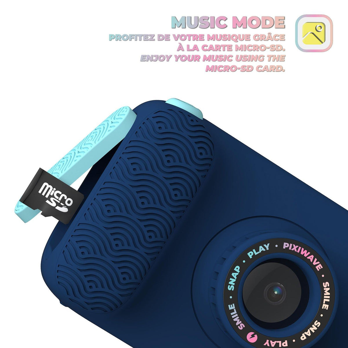 Mobility on Board Ocean Pixiwave Barnkamera Abyss Blue