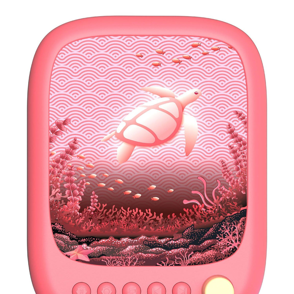 Mobility on Board Yölampu Ocean Wavy Light Coral Vaaleanpunainen