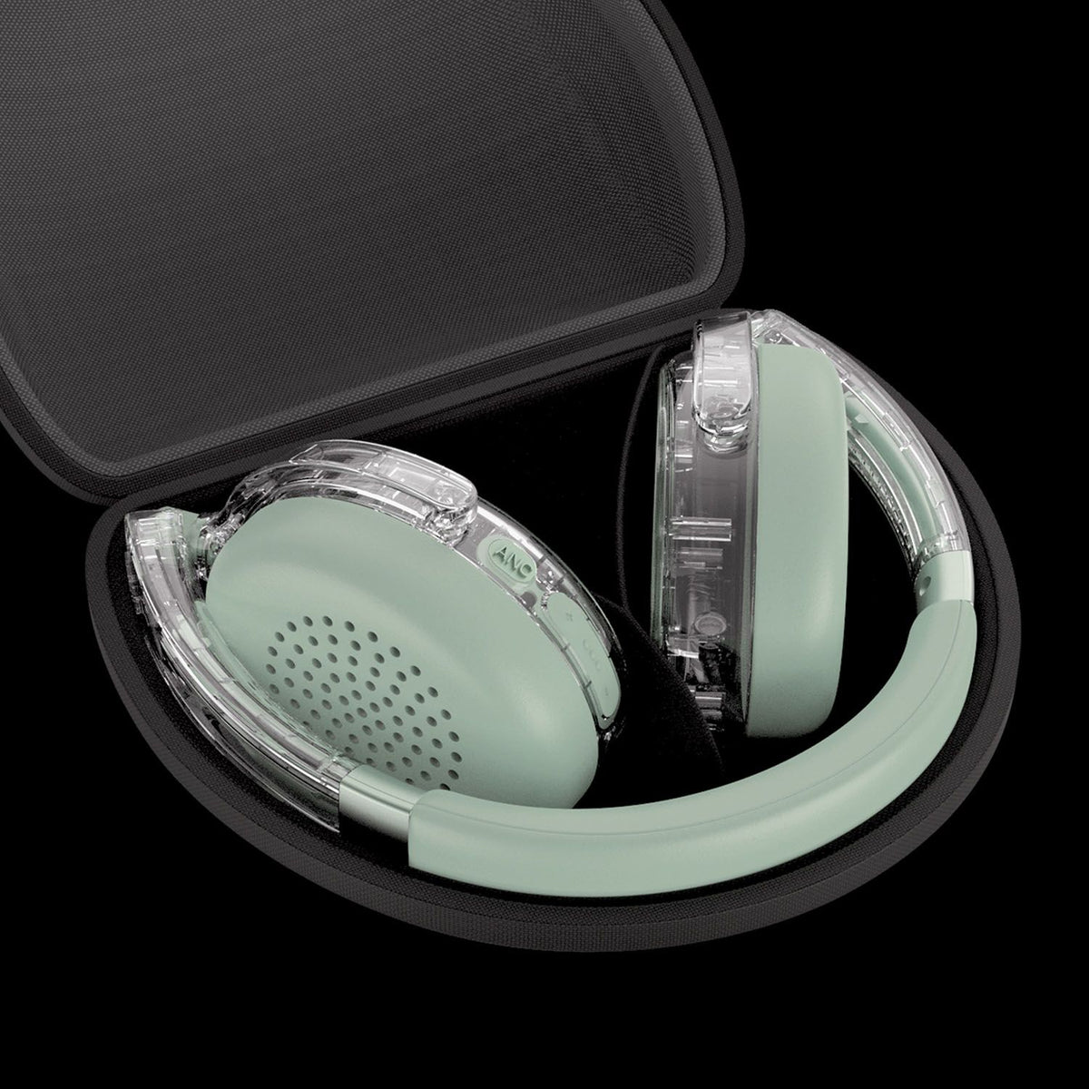 Mixx Trådlöst On-Ear Kuulokkeet StreamQ Go ANC Clear Vihreä
