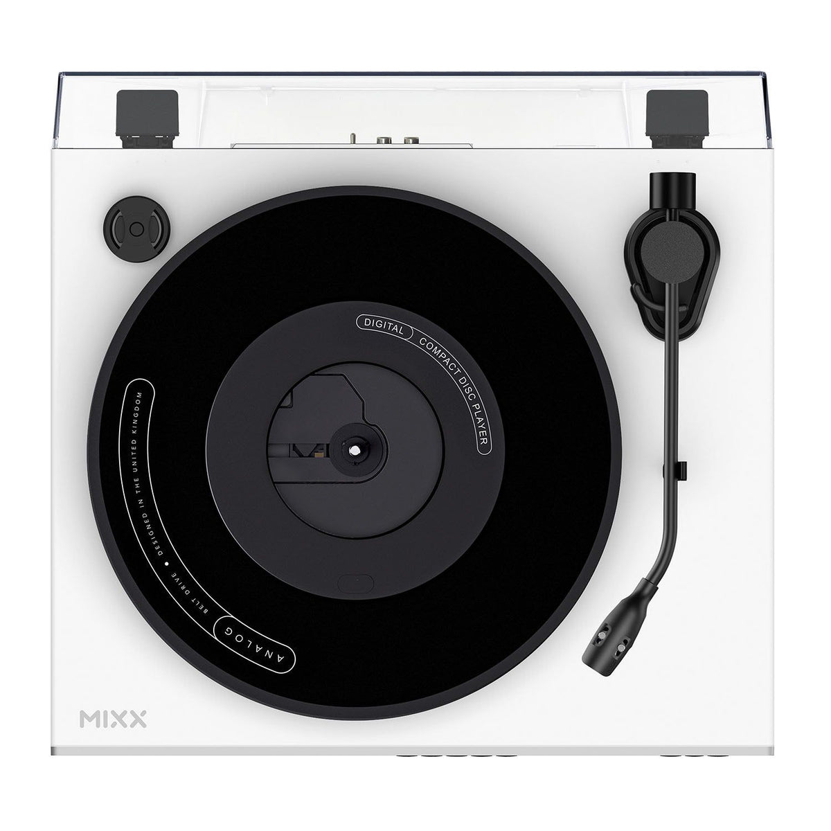 Mixx Analog Plus 2-in-1 Vinyyli- ja CD-Soitin Valkoinen