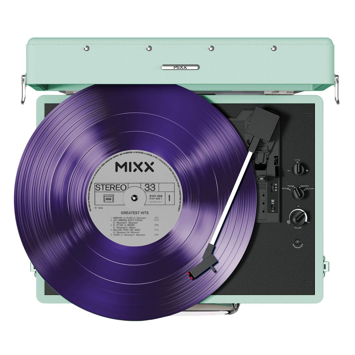 Mixx Revival 55 Vinylsoitin Stereo Mintgrön